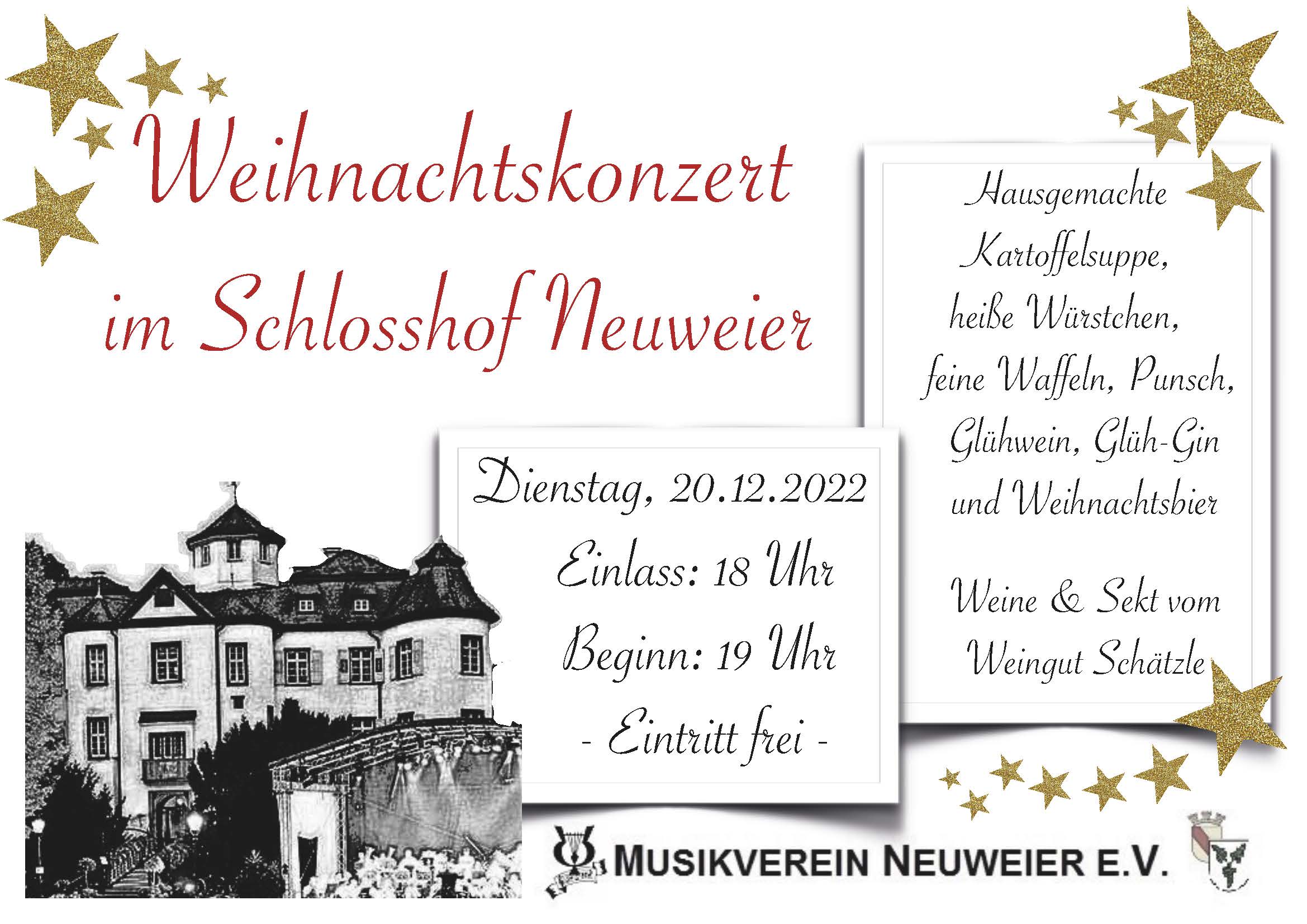 Schlosshofkonzert Plakat