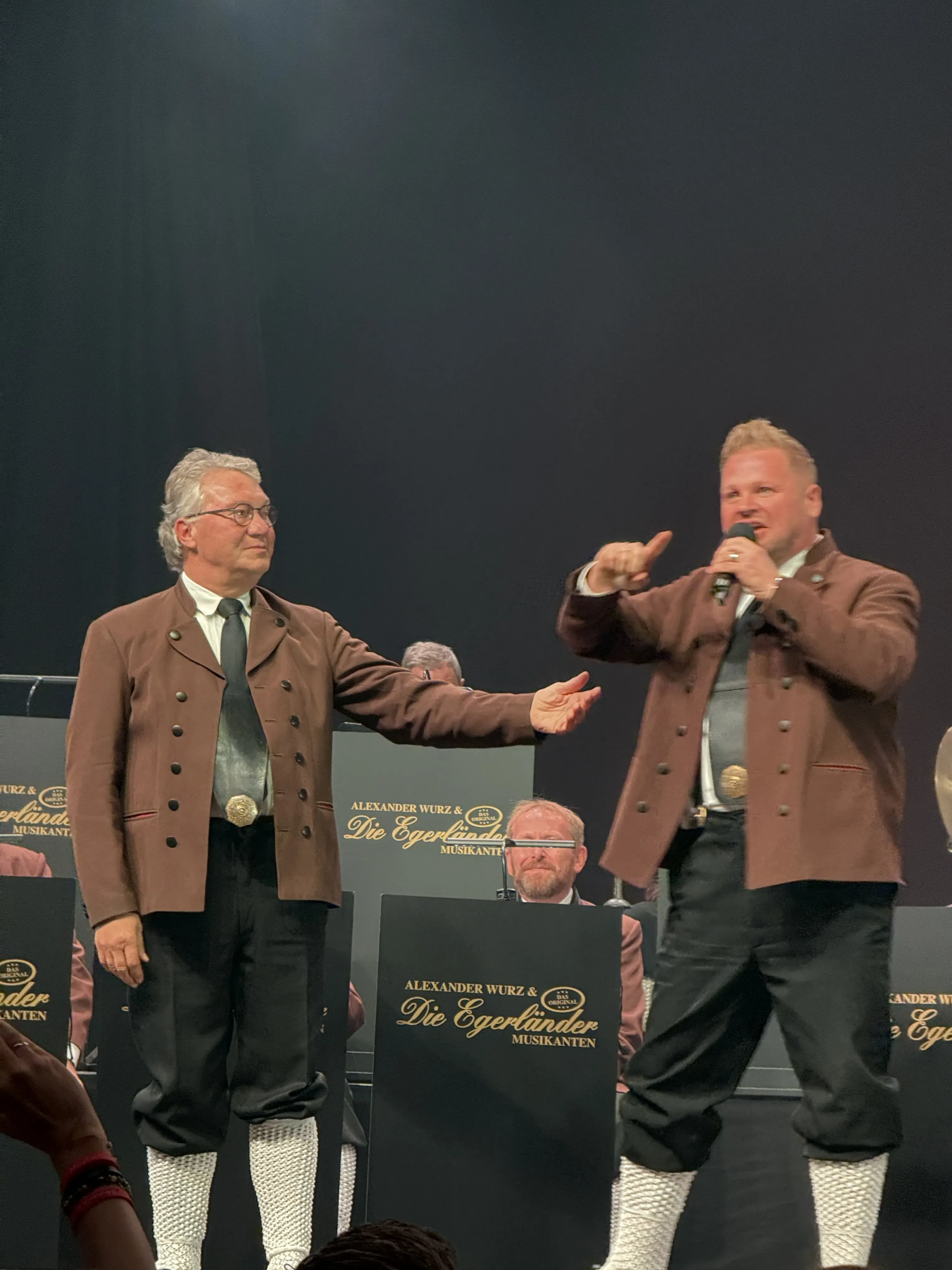 Stabübergabe bei den Egerländer Musikanten